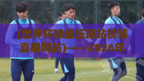 (世界杯球盘压球站视频直播网站)——2026年球迷观赛的终极指南