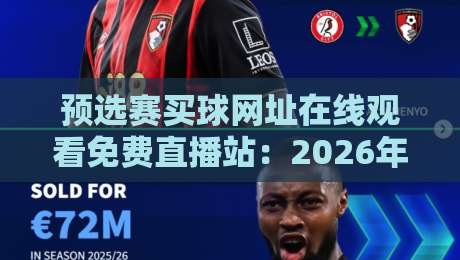 预选赛买球网址在线观看免费直播站：2026年世界杯预选赛去哪看？老球迷手把手教你避坑