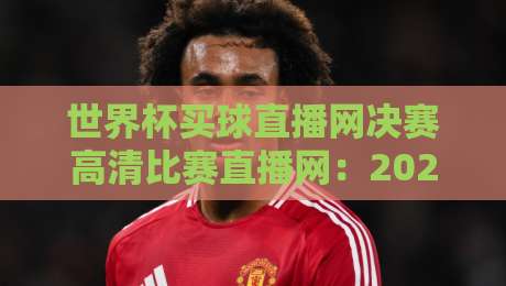 世界杯买球直播网决赛高清比赛直播网：2026年决赛观赛全攻略