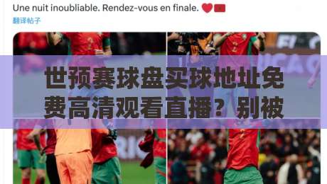 世预赛球盘买球地址免费高清观看直播？别被坑了！2026年最新观赛指南