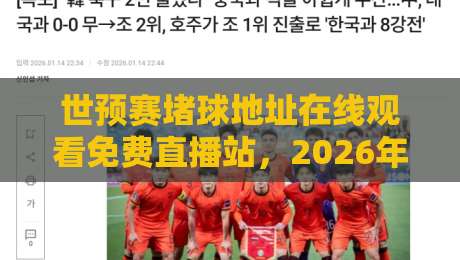 世预赛堵球地址在线观看免费直播站，2026年球迷必备指南