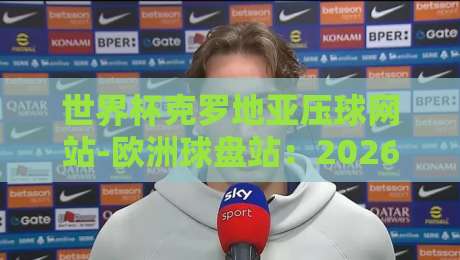 世界杯克罗地亚压球网站-欧洲球盘站：2026年看球新姿势，老球迷都懂的实用指南