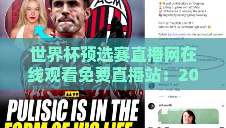 世界杯预选赛直播网在线观看免费直播站：2026年球迷必备的观赛指南