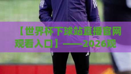 【世界杯下球站直播官网观看入口】——2026观赛新姿势，你get了吗？