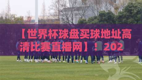 【世界杯球盘买球地址高清比赛直播网】!2026年观赛必看指南