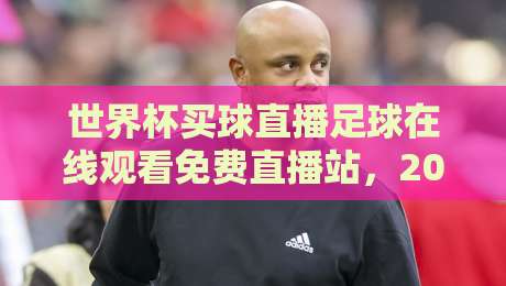 世界杯买球直播足球在线观看免费直播站，2026年球迷必备指南！