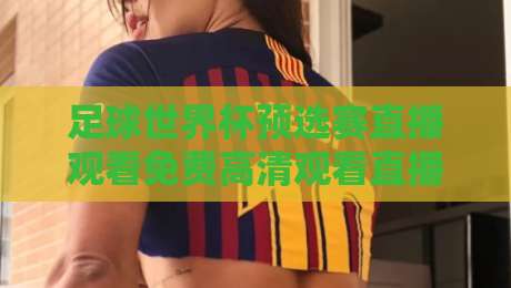 足球世界杯预选赛直播观看免费高清观看直播,这些平台让你畅享赛事!【足球世界杯预选赛】