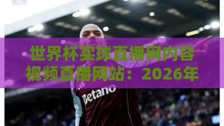 世界杯买球直播网内容视频直播网站:2026年观赛新体验,球迷必看攻略(世界杯买球直播网内容视频直播网站)