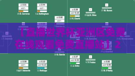 【直播世界杯亚洲区免费在线观看免费直播站】2026终极观赛指南,球迷必收!