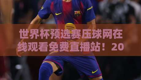 世界杯预选赛压球网在线观看免费直播站!2026世预赛观赛攻略来了