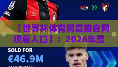 【世界杯体育网直播官网观看入口】:2026年最新观赛指南与实用技巧