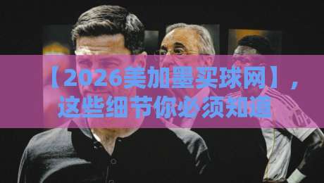 【2026美加墨买球网】, 这些细节你必须知道