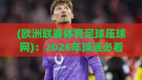(欧洲联赛体育足球压球网)：2026年球迷必看的新趋势与实用攻略