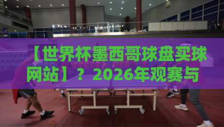 【世界杯墨西哥球盘买球网站】？2026年观赛与投注实战指南